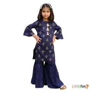 Ethnic kurta set for girls | Blld colo