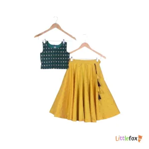 Princess's Style with Girls Lehenga Cholis