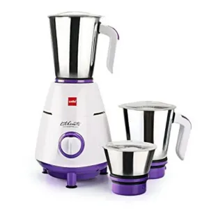 Cello Grind N Mix 800-3 Jar Mixer Grinder, 500W Violet