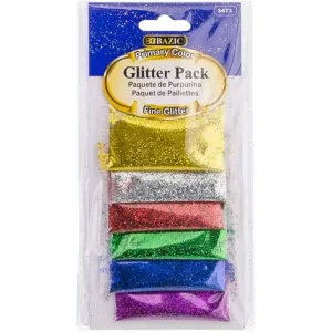 BAZIC Glitter Shaker 1 Primary Color, Sparkling Powder for Kids Slime Paints Crafts Nail A