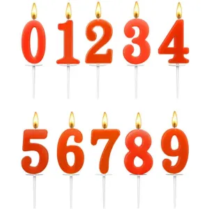 10 Count Number Candles Birthday