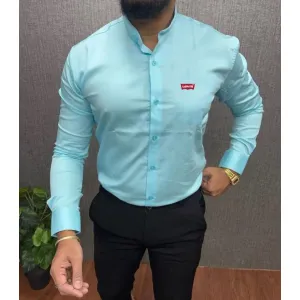 Levis plain sky blue shirt