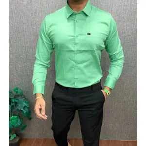 Tommy Hilfiger Plain C-green shirt