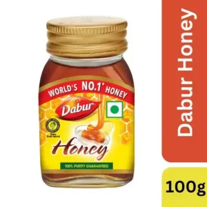Dabur Honey - 100% Pure, World's No.1 Honey Brand (No Sugar Adulteration), 100g