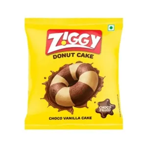 Ziggy Donut Cake, Choco Vanilla Flavoured, 47g