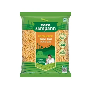 Tata Sampann Unpolished Toor Dal/Arhar Dal, 1 kg