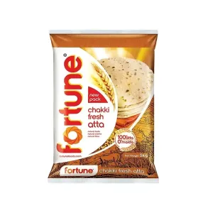 Fortune Chakki Fresh (100% Atta, 0% Maida) Atta, 5 kg