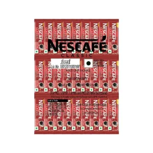 Nescafe Classic - 100% Pure Instant Coffee Powder, Pack of 72, (72× 0.9g)