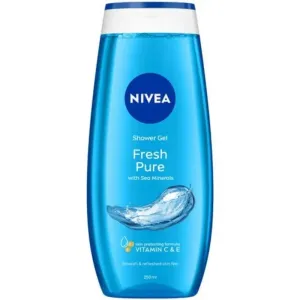 Nivea Fresh Pure Shower Gel - Sea Minerals & Aquatic Scent, Refreshing, Moisturising,250ml