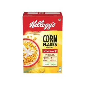Kellogg’s Corn Flakes Original – Power of 5 Nutrition, Crunchy Breakfast Cereal, 250 g