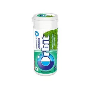 Orbit Spearmint Flavour Sugar Free Chewing Gum, 22 g