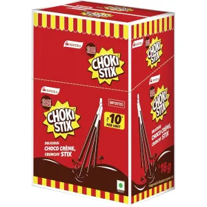 Choki Choki Choco Milk Stix, 320g (Pack of 20)