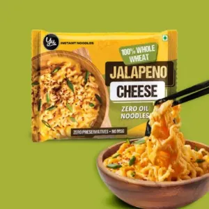 Yu 100% Whole Wheat Jalapeno Cheese Instant Noodles, 64g