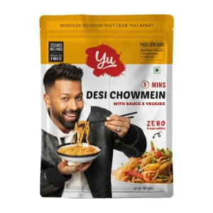 Yu Desi Chowmein With Sauce and Vegies, 90g