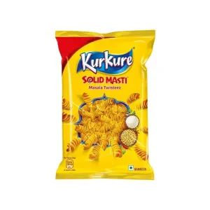 Kurkure Solid Masti Masala Twisteez Crisps, 61g