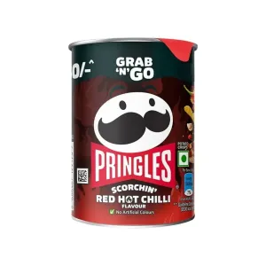 Pringles Scorchin’ Red Hot Chilli Potato Chips, 40 g