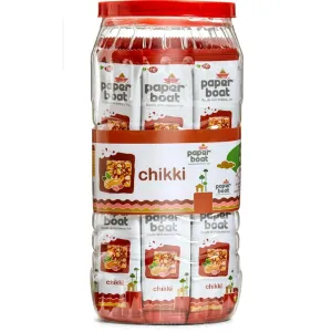 Paper Boat Chikki Jar, Peanut Bar, No Added Preservatives and Colours | Gajak | Sweets | M