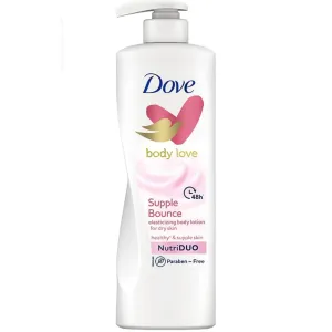 Dove Body Love Supple Bounce Body Lotion for Dry Skin 48Hrs Moisturisation, Paraben Free, 