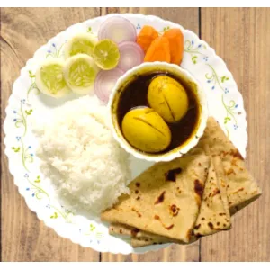 Jumbo Egg Thali