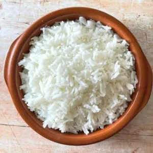 Plain rice