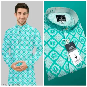 Printed Mens Kurta