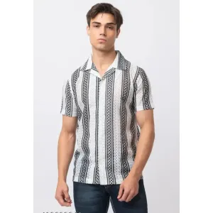 Crochet Netted Shirt For Men || Plain Shirt ||  Cotton-Knitted Textured Shirt || Shirt wit