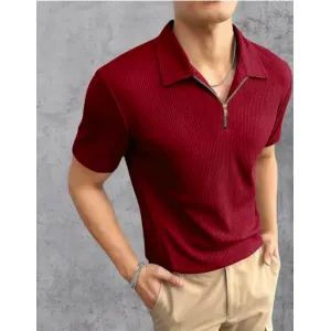 Mens Polo Neck Tshirt||Mens Solid Tshirt