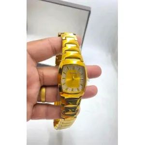 Most Tranding Golden Cotted Chain Watch For Mans
