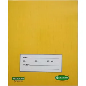 Sundaram Single line Notebook 76 Pages Notebook