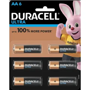 Duracell Ultra Battery AA 6