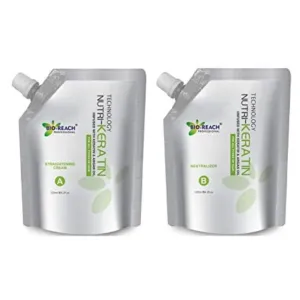 BIO-REACH Nutri-Keratin Straightening Cream A + B Combo