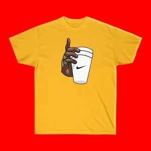 MC STAN : SHANA BANN YELLOW NIKE CUP T-SHIRT