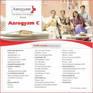 Thyrocare Aarogyam Package For 1 