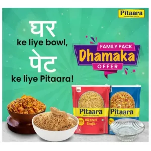 Pitaara family pack with free glass bowl