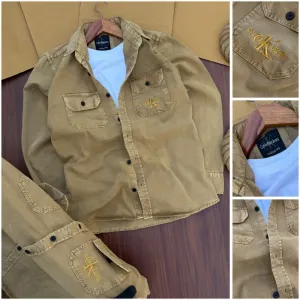 CK Trending Cargo Full Sleeves Shirts For Men