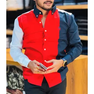 Tommy Hilfiger Men Colourful Trending full sleeves Shirts 