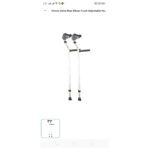 Visco Elbow crutch pair
