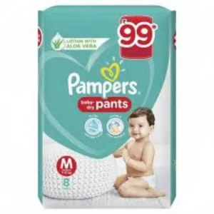 Pamper diaper pant M size 