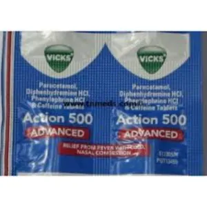 Vicks action 500 tab
