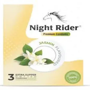 Night Rider Extra Super Dotted Premium Condoms - Jasmin 3's