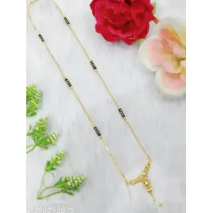 Beautiful Gold-Plated Brass Mangalsutra