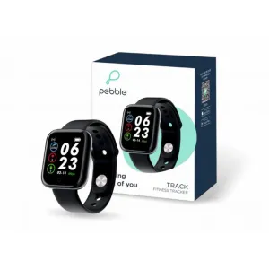 PEBBLE PF B08 SMART WATCH | 1 Year Replacement Guarantee | Black