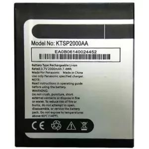 Mobile Battery For Panasonic T33/P11 2500mAh