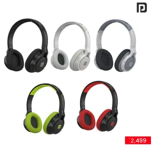 Muffs M1 Wireless Bluetooth Over Ear Headphone, Powerful Bass, Handsfree Calling, 3.5mm Aux in, Long Playtime