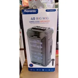 REPONIC RP-WS412 WIRELWSS SPEAKER WITH WIRELESS MICROPHONE AND REMOTE CONTROL