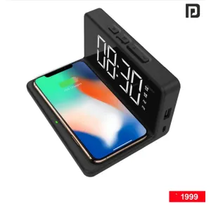 FREEDOM 4A DESKTOP WIRELESS charger with digital alarm clock
