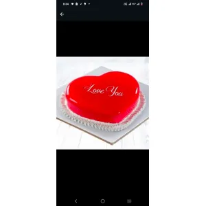 Strawberry jelly cake 