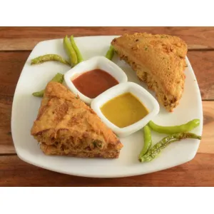 Bread pakora  (2 pc) chutney