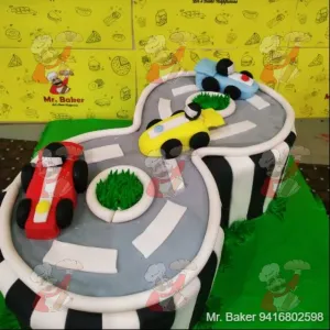Car Theme cake