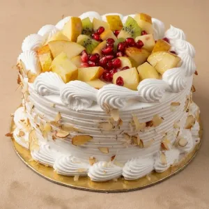 Fresh fruit cake